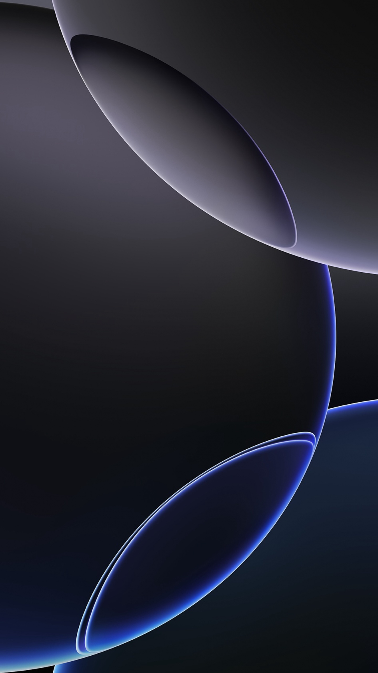 Обои iPhone 16 Pro, черный титан, арт, Эпл, астрономический объект в разрешении 1440x2560