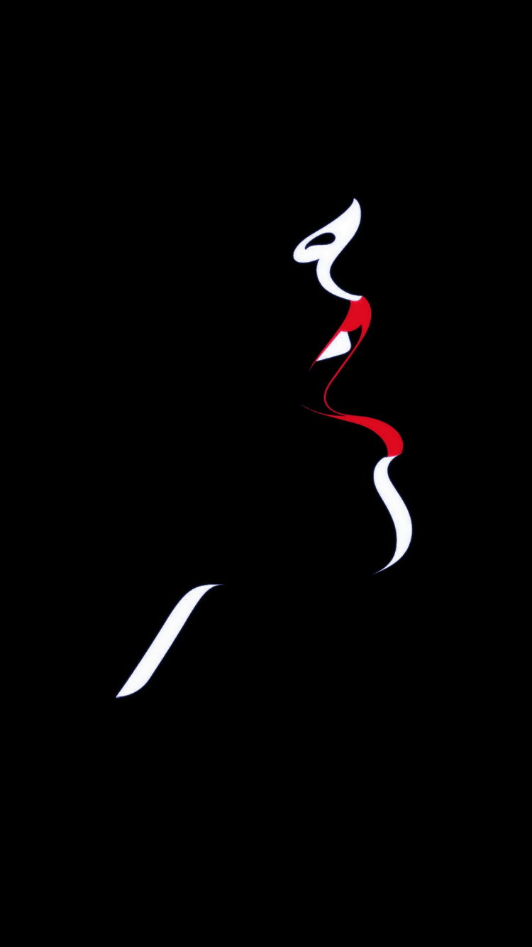 Обои амолед, OLED, темнота, Кавид Аскеров, графический дизайн в разрешении 750x1334