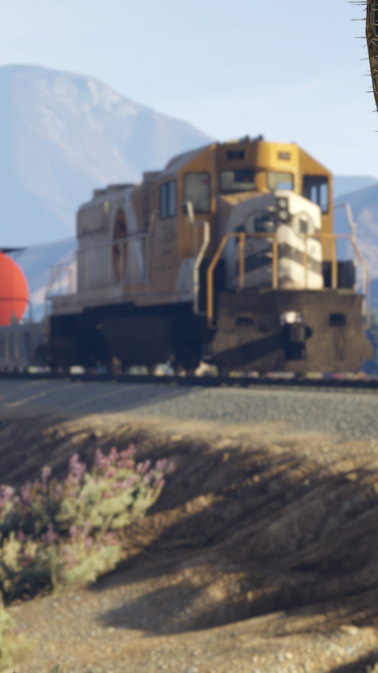 Обои grand theft auto v, Рокстар игры, playstation 4, цереус, кактус в разрешении 750x1334