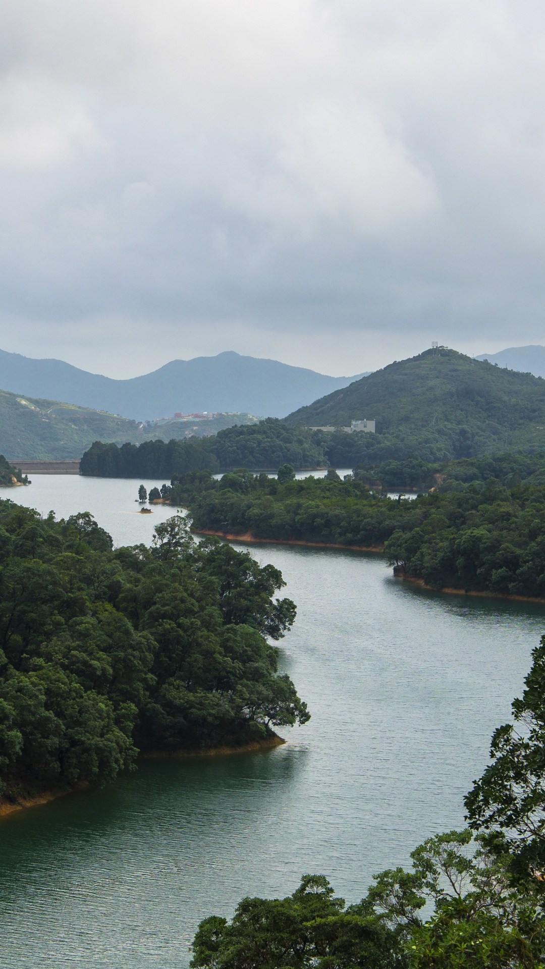 Обои пейзаж, гидроресурсы, нагорье, природа, реки в разрешении 1080x1920