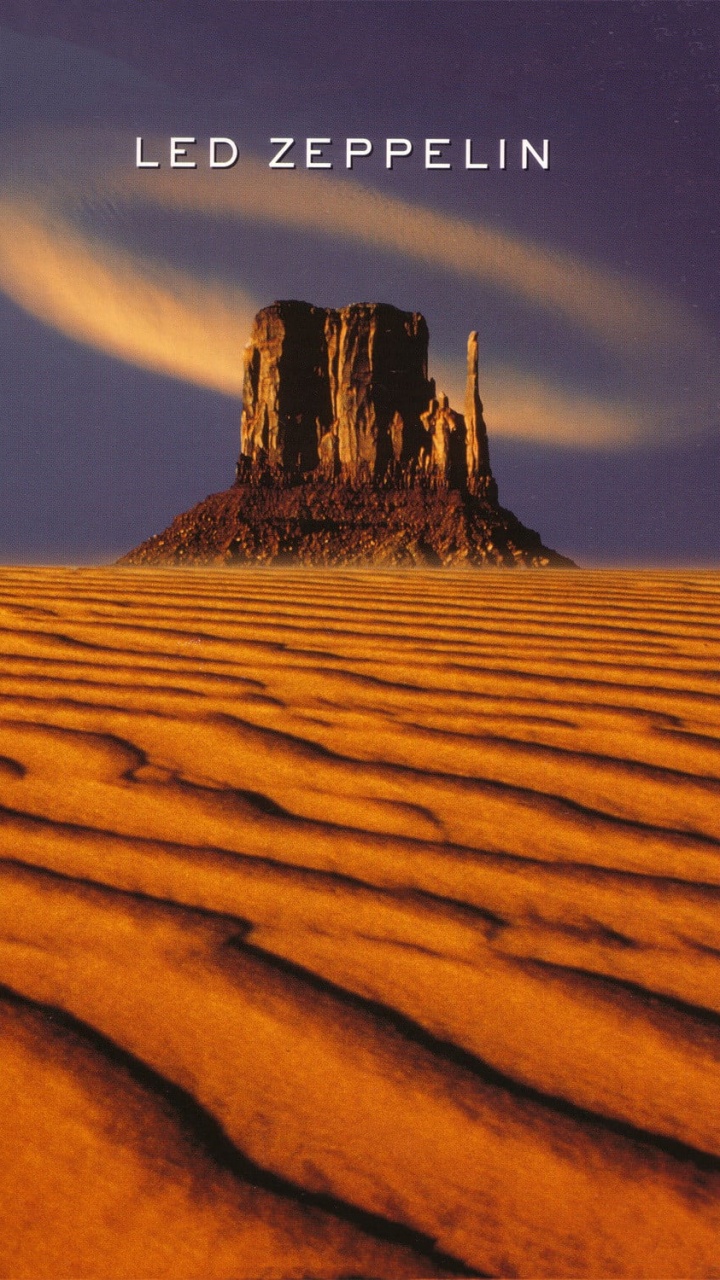 Обои долина монументов, лед Зеппелин, DVD, пустыня, пейзаж в разрешении 720x1280