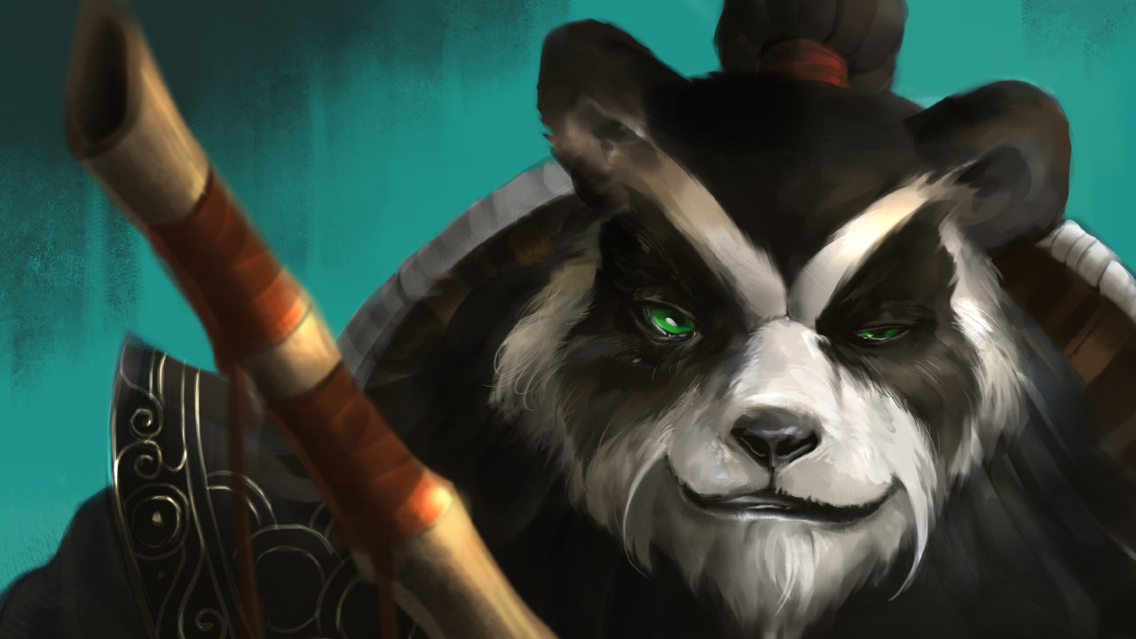 Обои герои шторма, Диабло, Джайна Праудмур, морда, иллюстрация в разрешении 1280x720