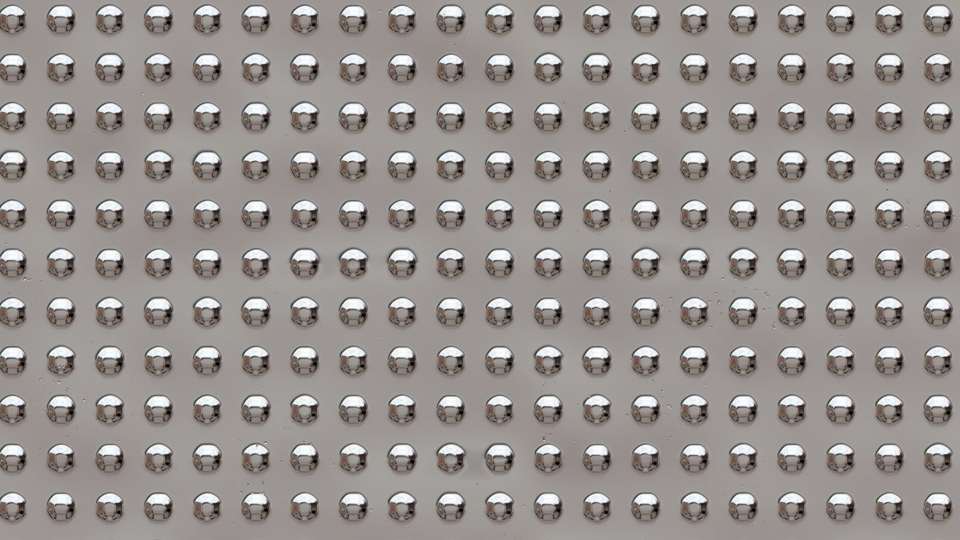 Обои ячейка, металл, текстура, узор, дизайн в разрешении 1366x768