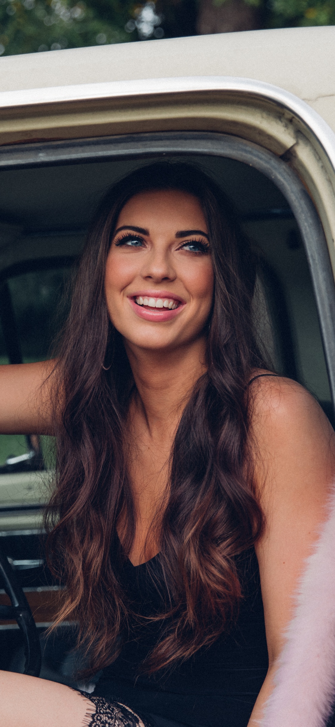 Обои Дженни Толман, авто, красота, Ongaku Shjo, музыка в разрешении 1125x2436