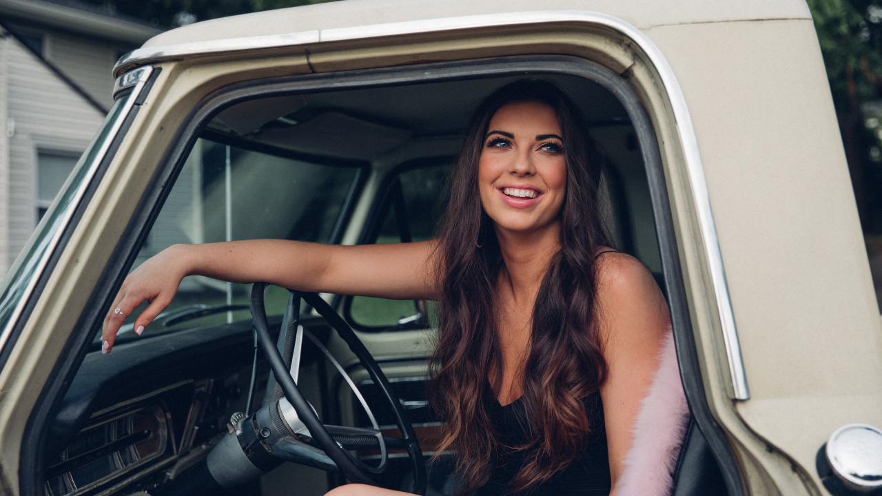 Обои Дженни Толман, авто, красота, Ongaku Shjo, музыка в разрешении 1280x720