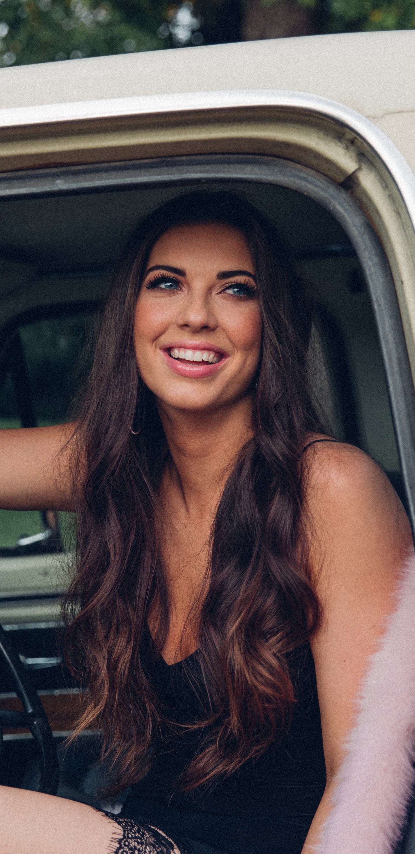 Обои Дженни Толман, авто, красота, Ongaku Shjo, музыка в разрешении 1440x2960