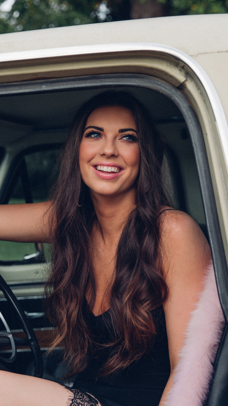 Обои Дженни Толман, авто, красота, Ongaku Shjo, музыка в разрешении 750x1334