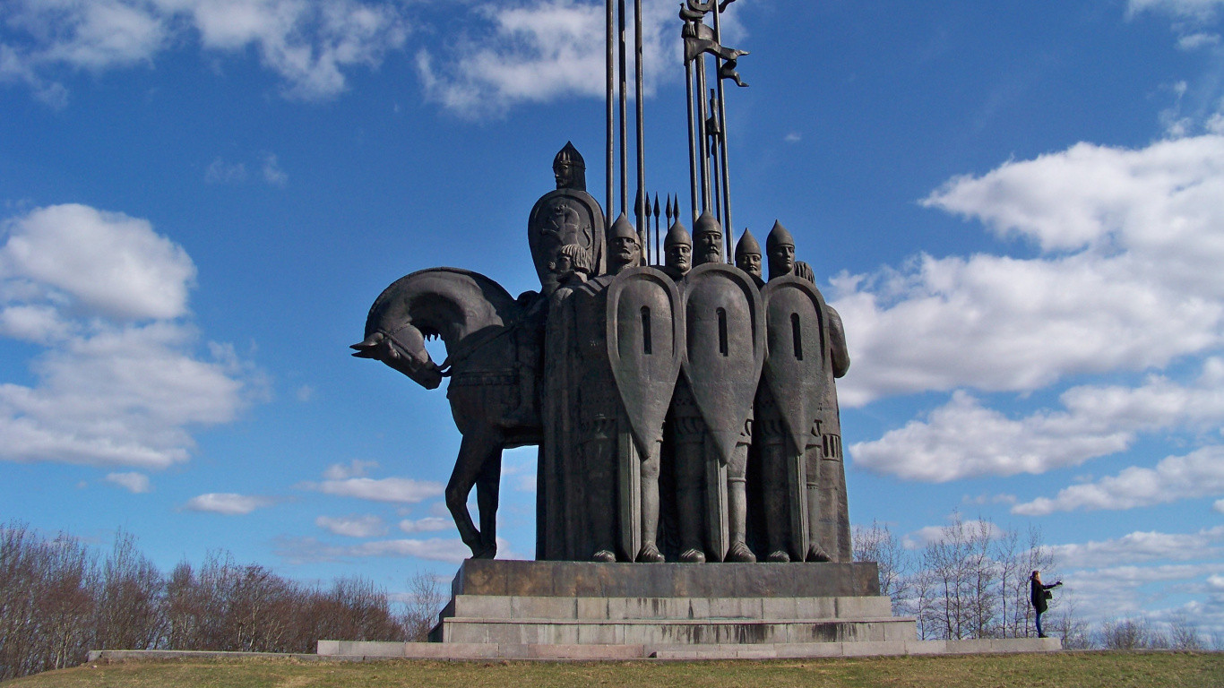 Обои статуя, скульптура, памятник, ориентир, мемориал в разрешении 1366x768