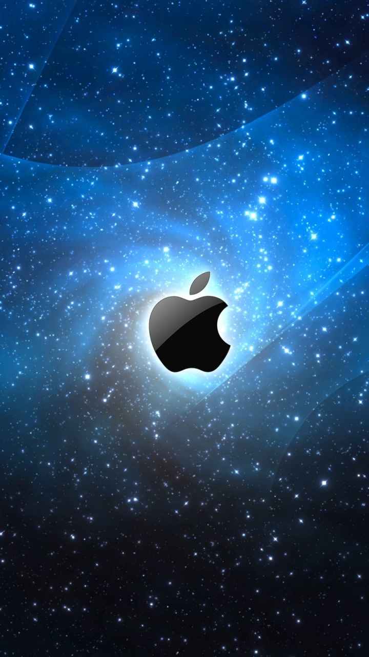 Обои apple, атмосфера, космическое пространство, астрономический объект, космос в разрешении 720x1280