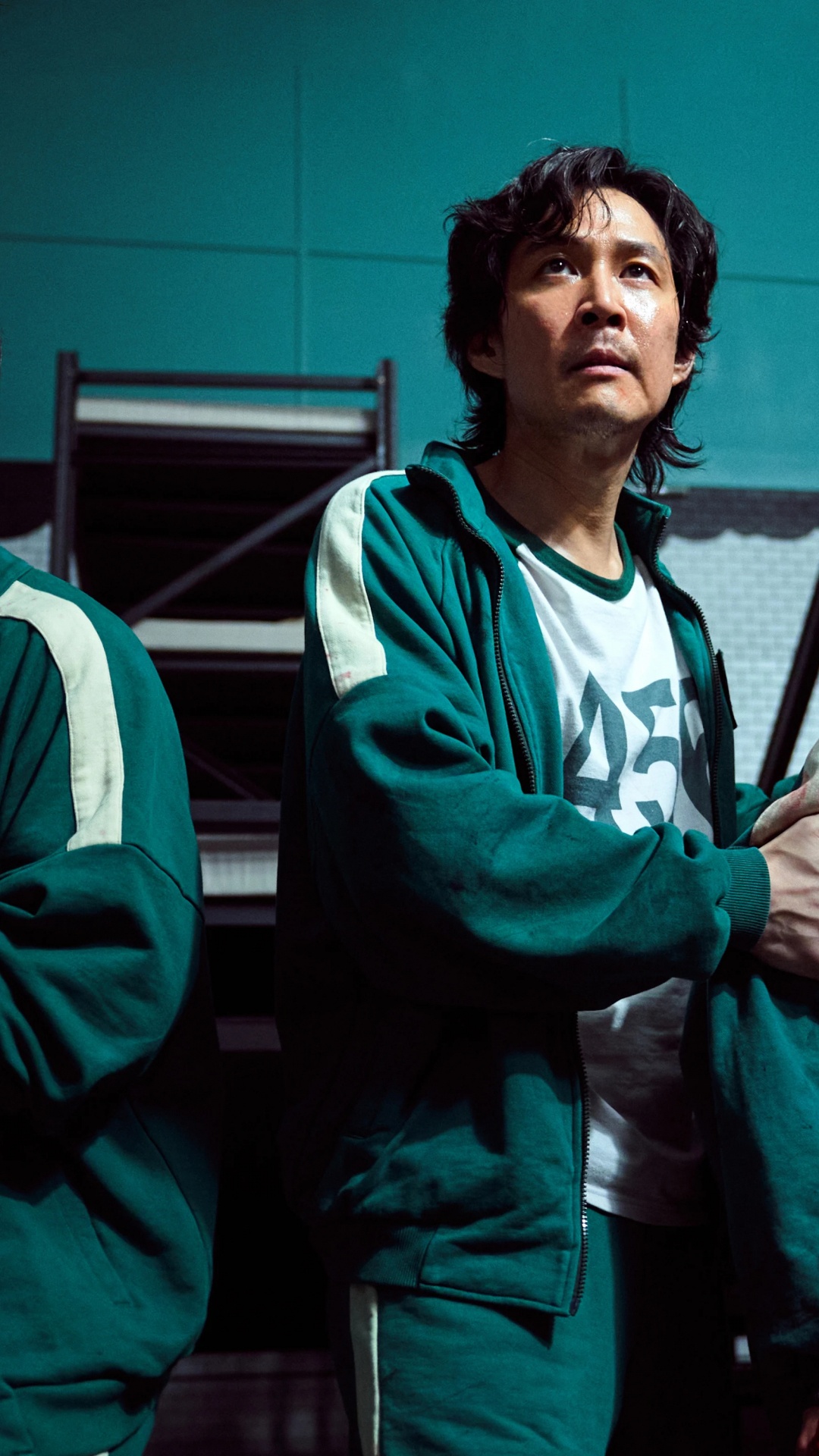 Обои игра в кальмара, Ли Чжон Чжэ, Сон Ги-Хун, Парк Хэ Су, Hoyeon Young в разрешении 1080x1920