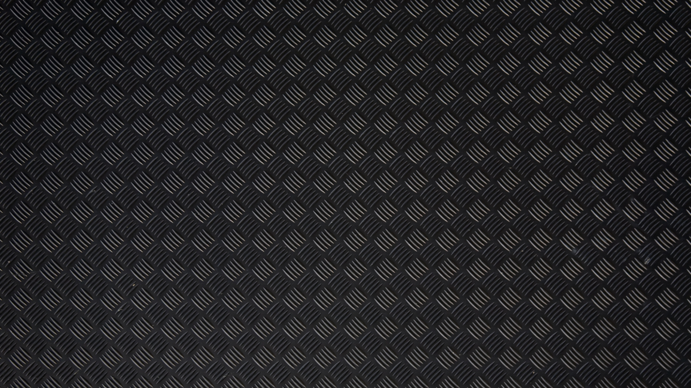 Обои узор, черный и белый, черный, дизайн, металл в разрешении 1366x768