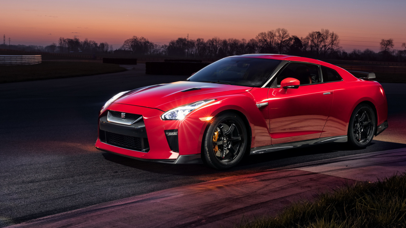Обои авто, Ниссан, спорткар, суперкар, кузов купе в разрешении 1366x768