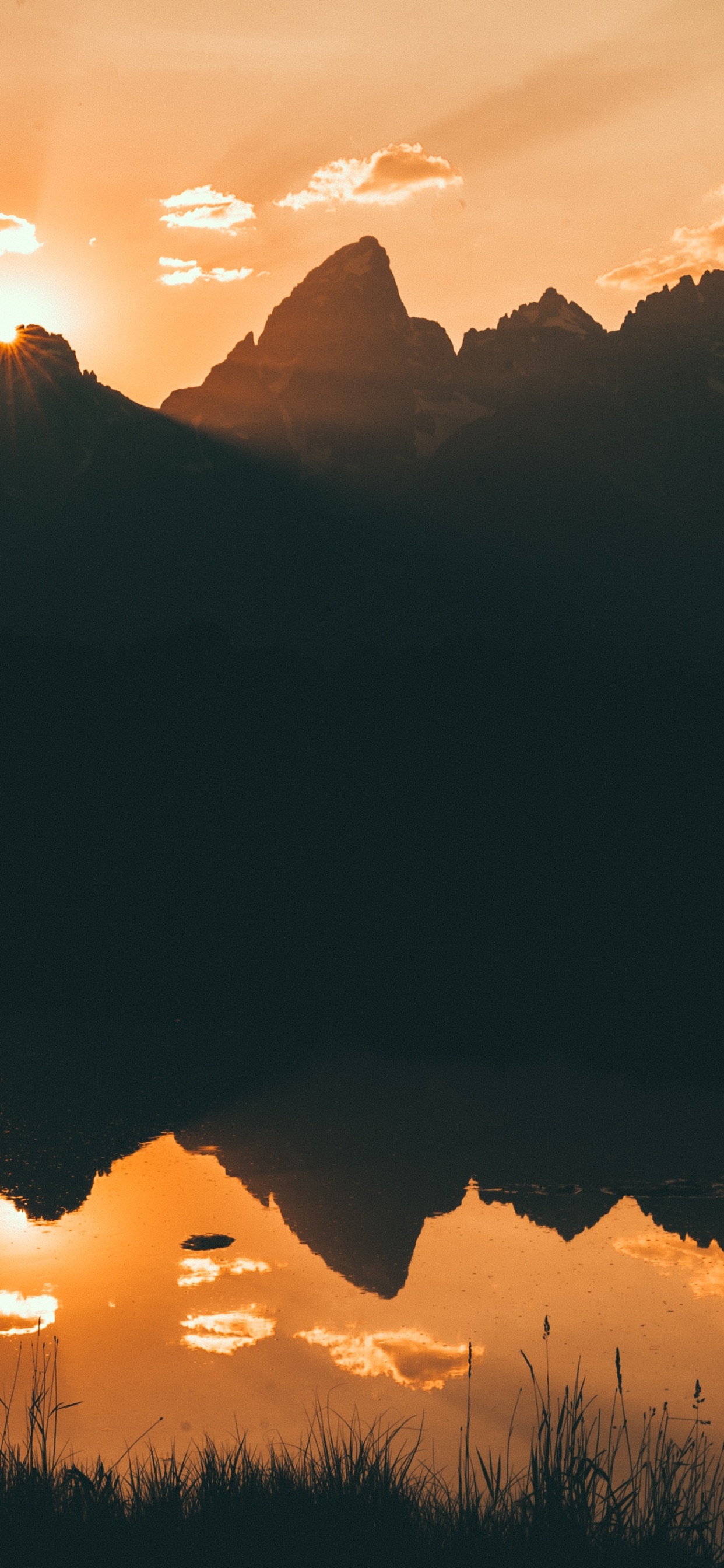 Обои природа, природный ландшафт, гора, горный рельеф, облако в разрешении 1242x2688