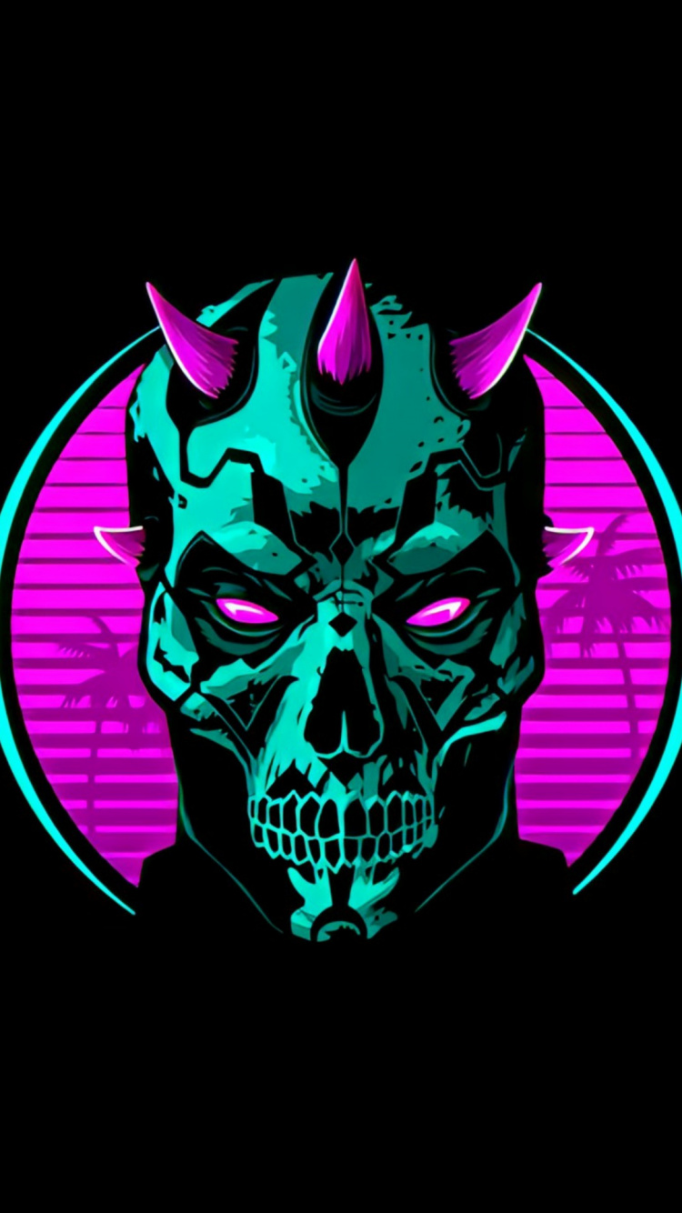 Обои череп, футболка, розничная продажа, одежда, кошачьих в разрешении 750x1334