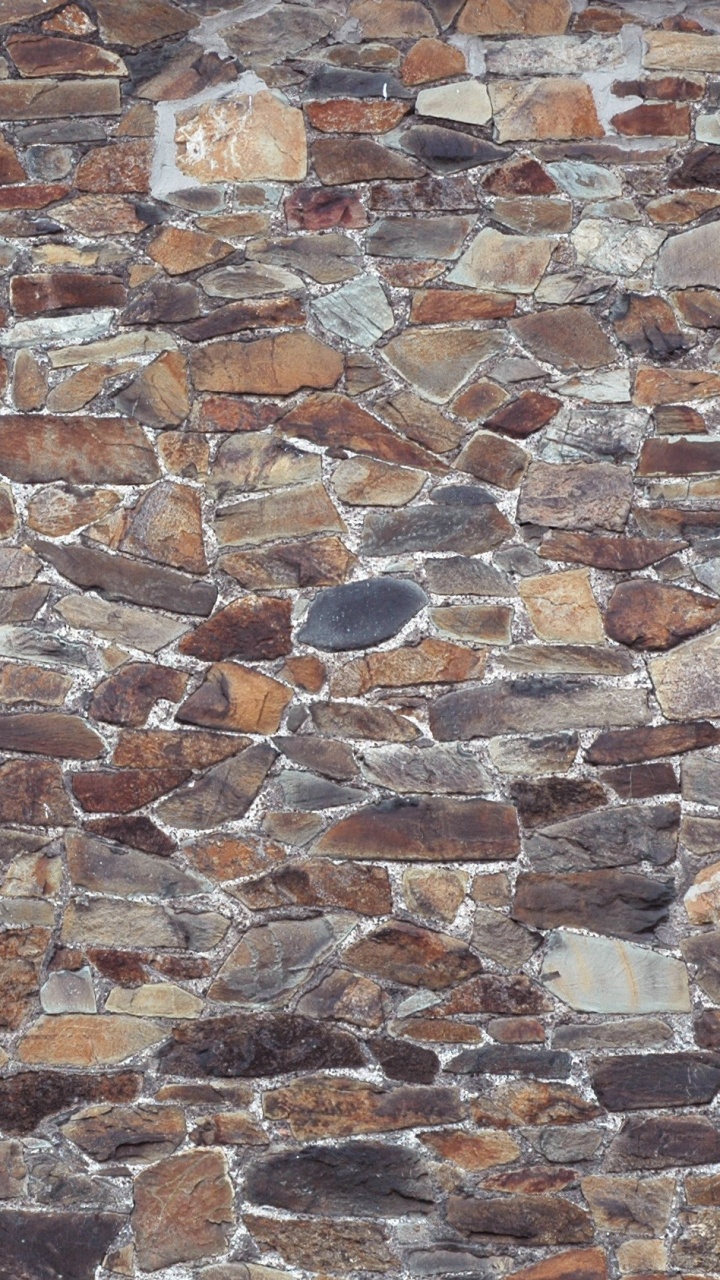 Обои каменная стена, кирпич, стена, камень, кирпичная кладка в разрешении 720x1280
