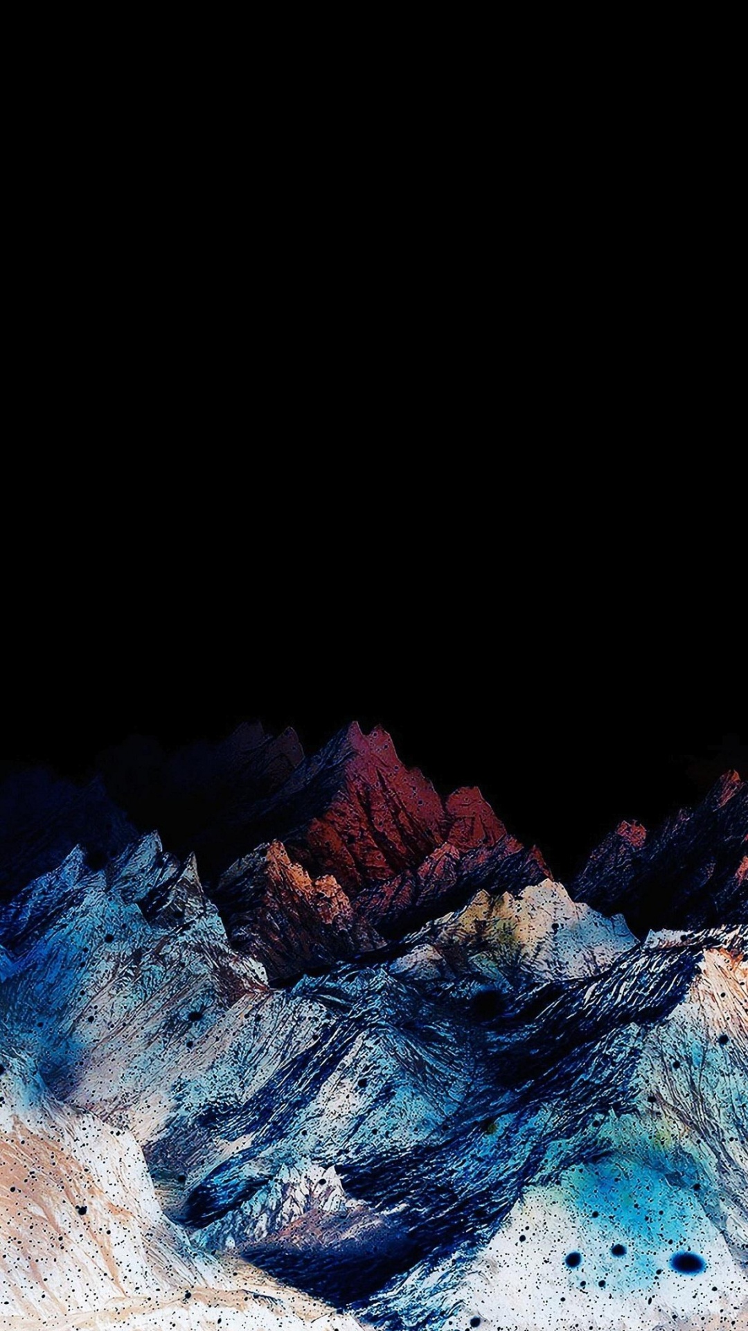 Обои OLED, ios, яблоко, красочность, натуральный материал в разрешении 1080x1920