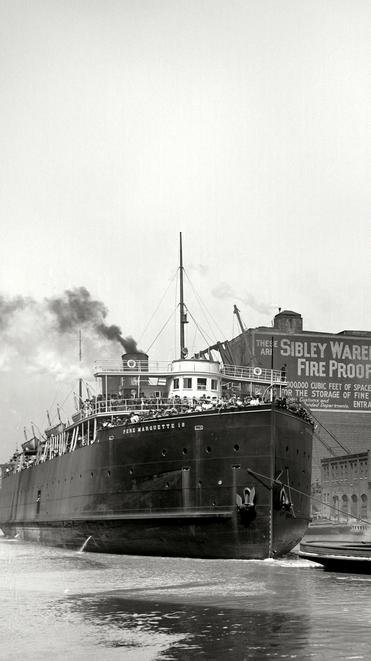 Обои Чикаго, лодка, судно, корабль, пароход в разрешении 750x1334