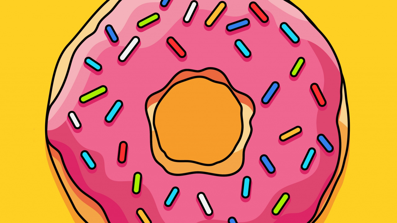 Обои круг, картинка, живопись, арт, пурпурный цвет в разрешении 1280x720