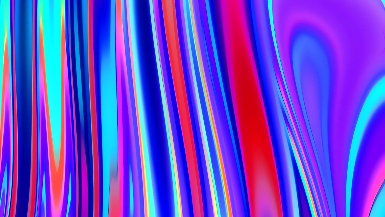 Обои электрик, фрактальное искусство, красочность, синий, пурпур в разрешении 1280x720