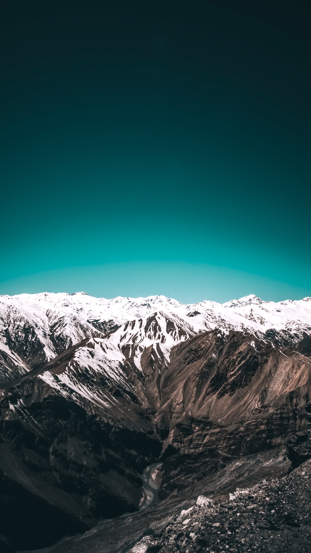 Обои отличный сон, гора, снег, склон, природный ландшафт в разрешении 1080x1920