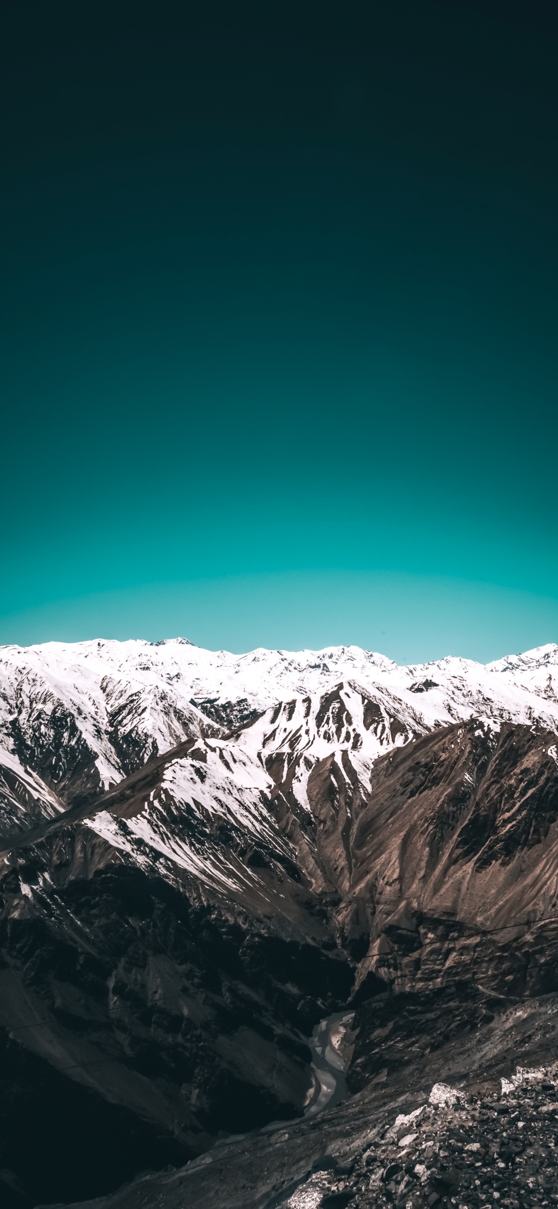 Обои отличный сон, гора, снег, склон, природный ландшафт в разрешении 1125x2436