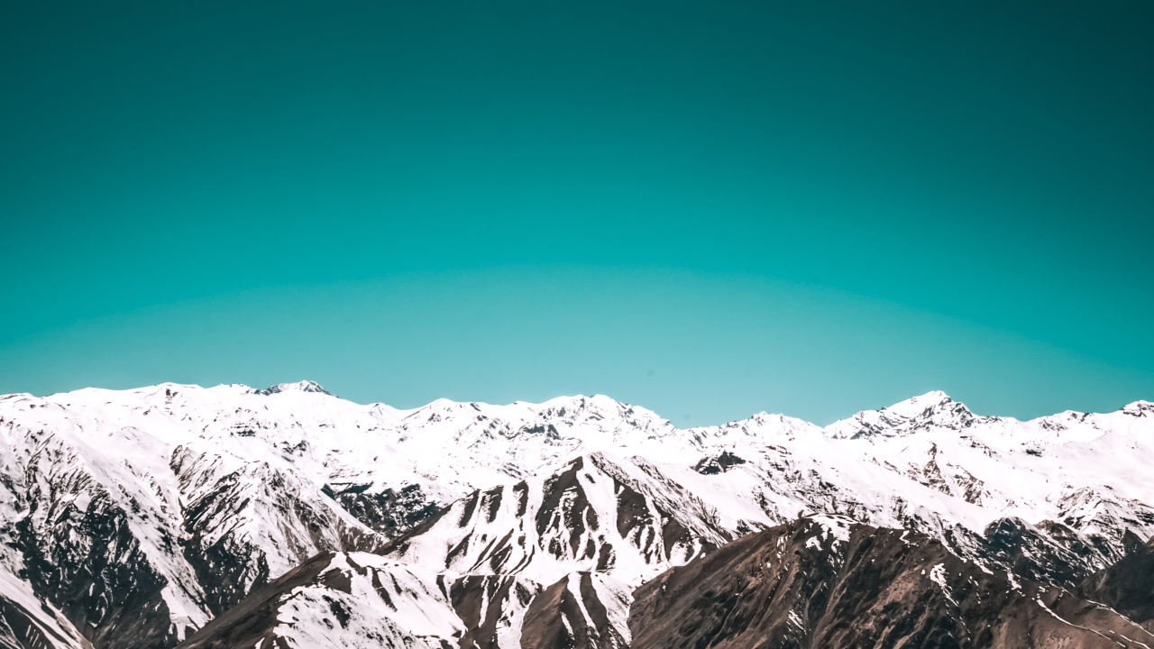 Обои отличный сон, гора, снег, склон, природный ландшафт в разрешении 1280x720