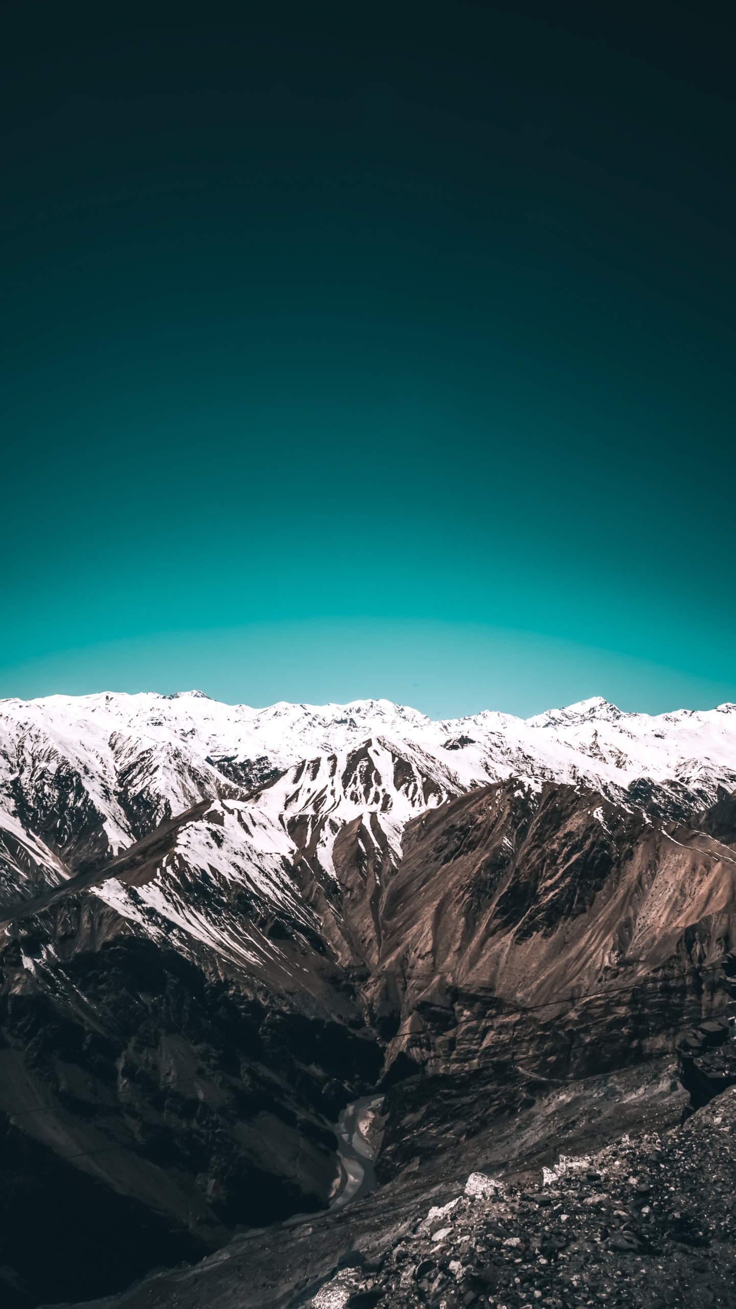 Обои отличный сон, гора, снег, склон, природный ландшафт в разрешении 1440x2560