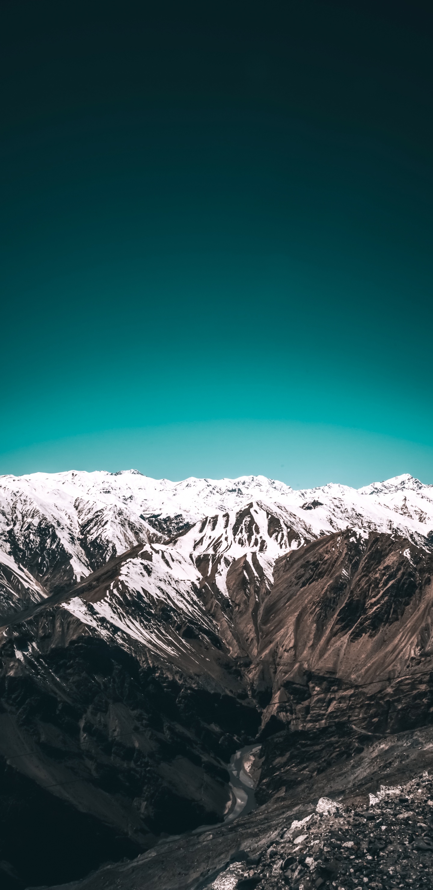 Обои отличный сон, гора, снег, склон, природный ландшафт в разрешении 1440x2960