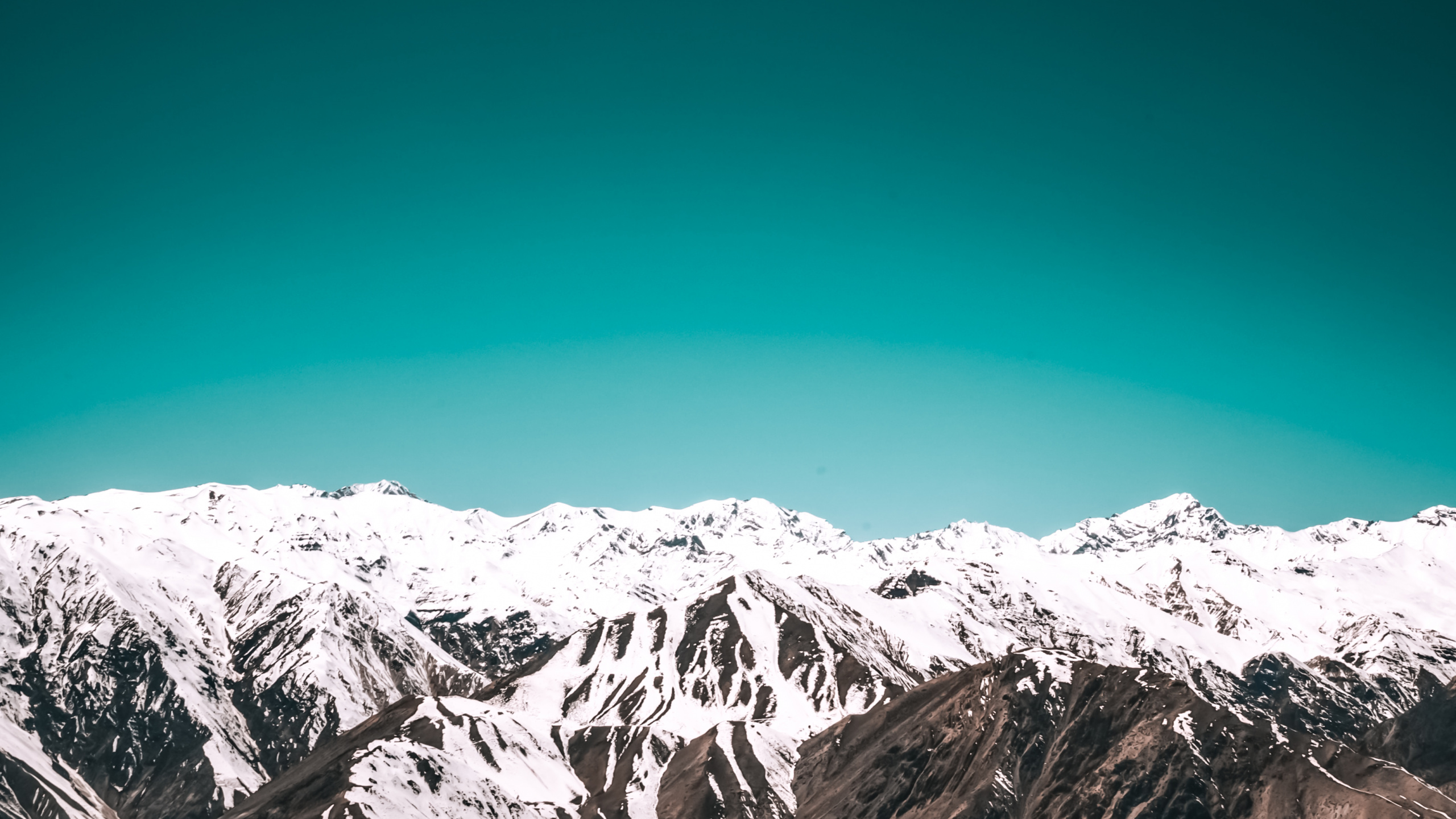 Обои отличный сон, гора, снег, склон, природный ландшафт в разрешении 2560x1440