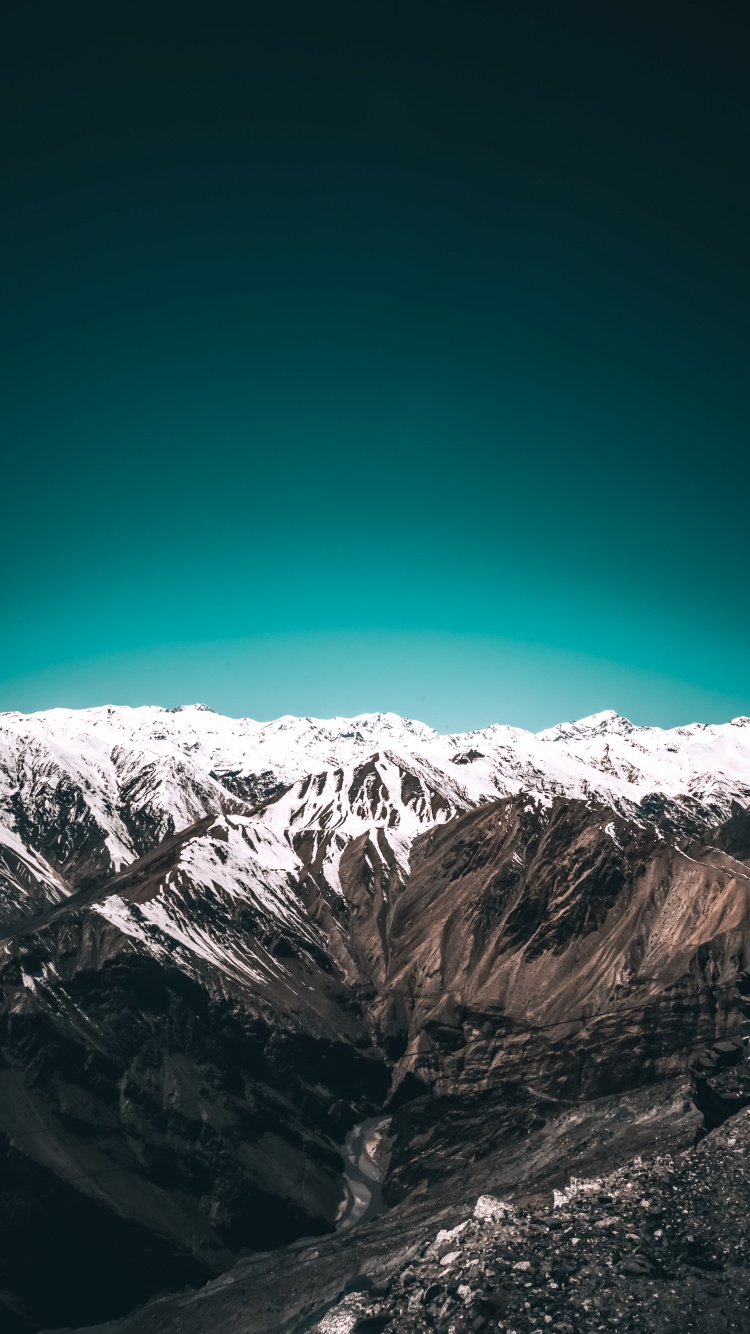 Обои отличный сон, гора, снег, склон, природный ландшафт в разрешении 750x1334