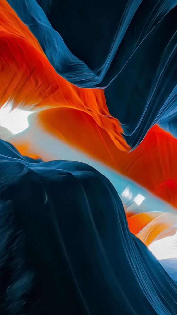 Обои ios, iOS 16, iOS 11, iOS 8, лазурный в разрешении 750x1334