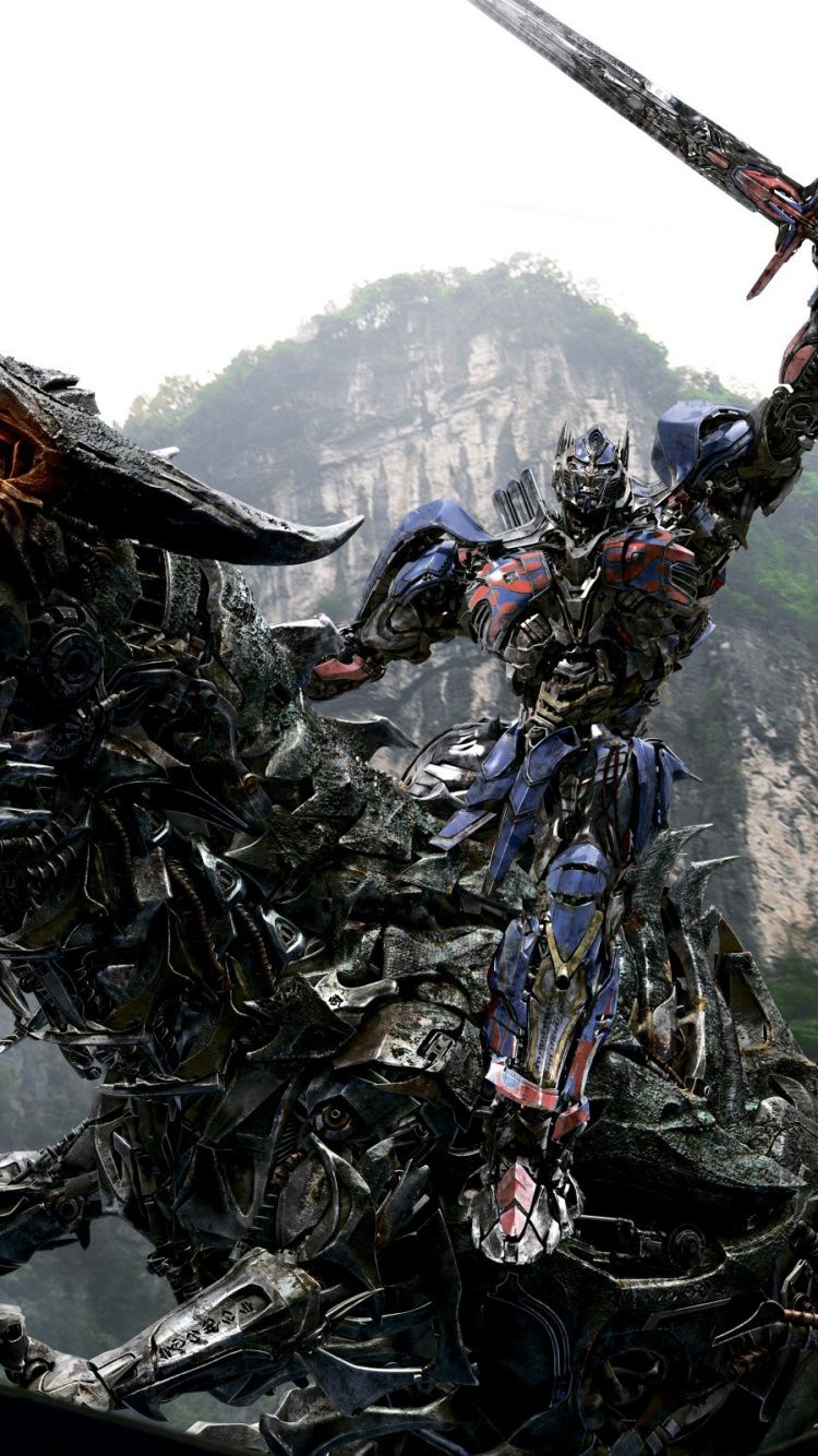 Обои Оптимус Прайм, трансформеры, вымирание, Гримлок, трансформатор в разрешении 750x1334