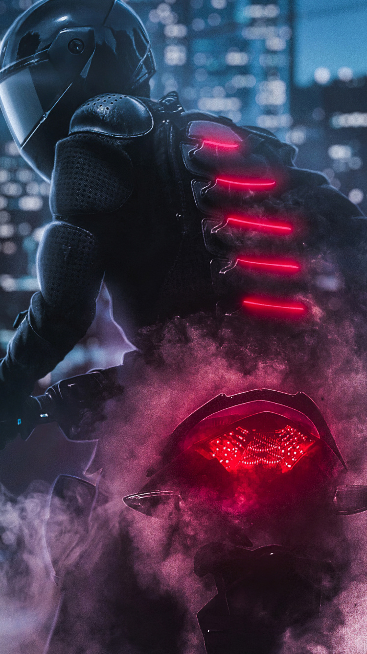 Обои мотоцикл, велосипед, Байерише Моторен Верке АГ, мв агуста драгстер 800 красный, автомобильное освещение в разрешении 750x1334