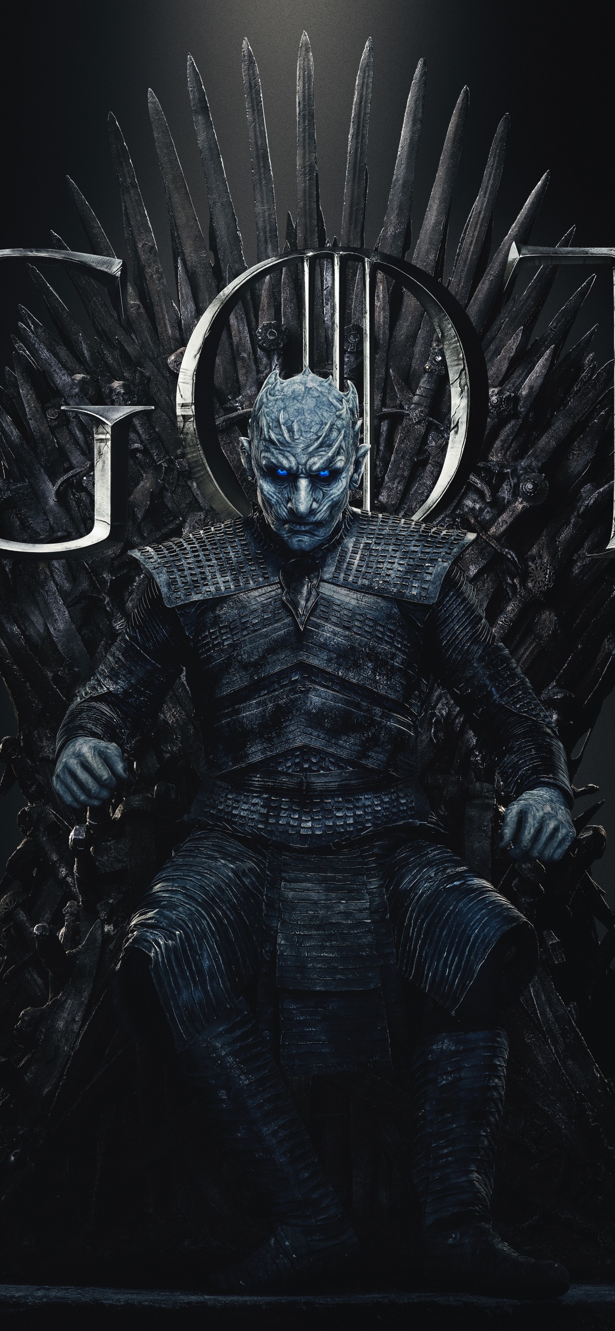 Обои Игра престолов, Джон Сноу, Ночной Король, Игра Престолов - 8 сезон, темнота в разрешении 1242x2688