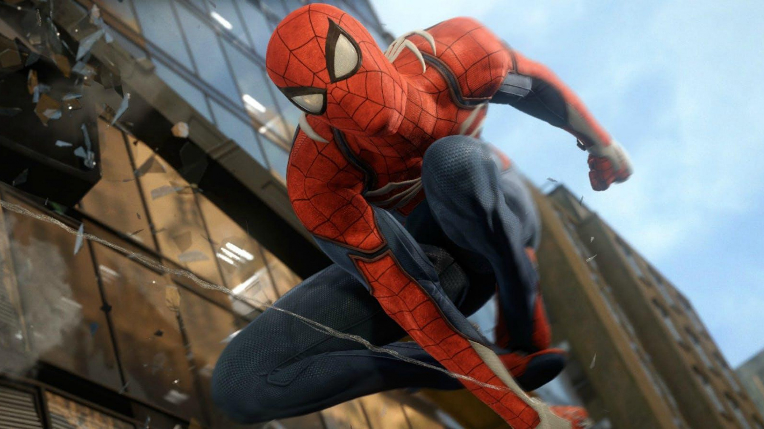Обои человек-паук, Insomniac Games, супергерой, Может Паркер, видеоигра в разрешении 2560x1440