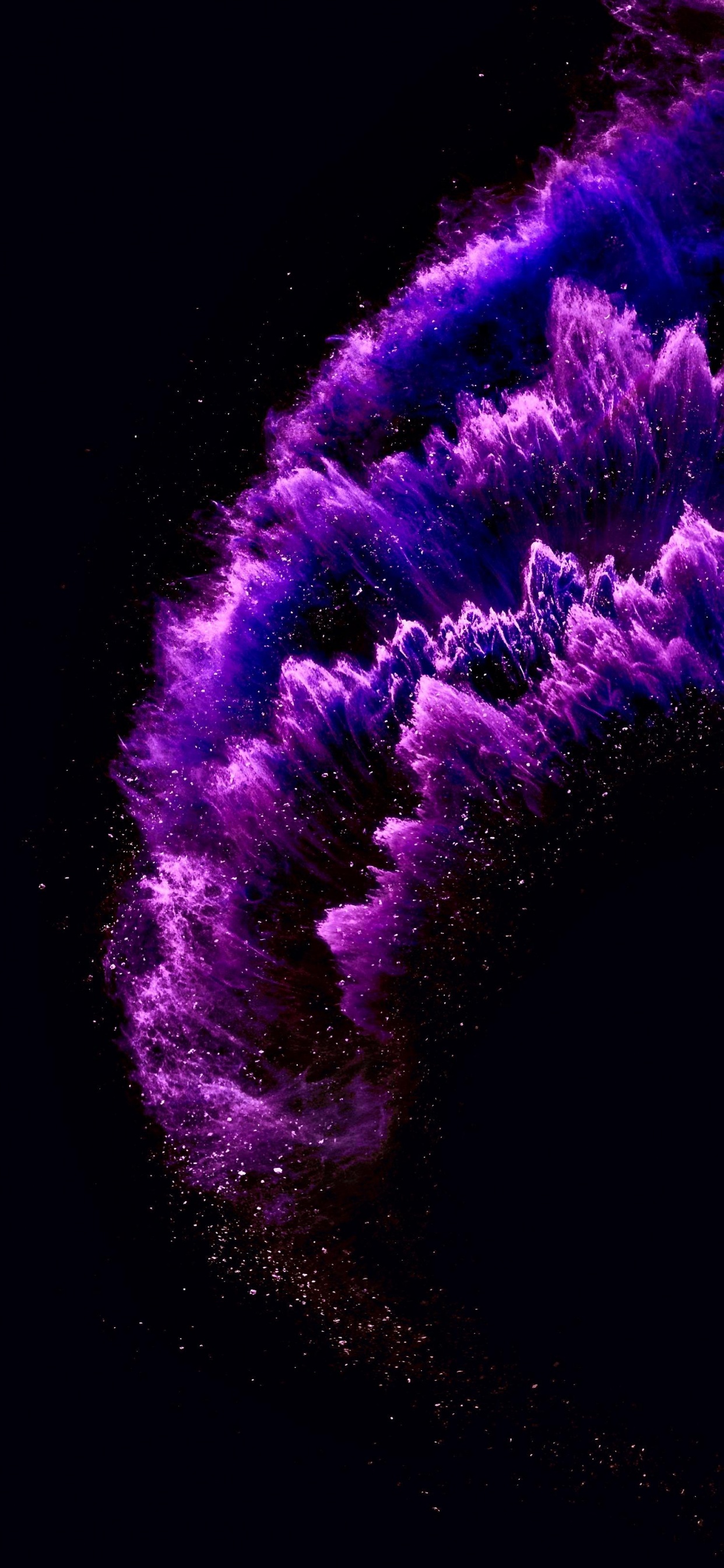 Обои ios, iOS 11, яблоко, пурпур, ткань в разрешении 1242x2688