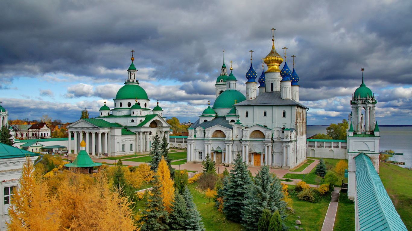 Обои ориентир, здание, место поклонения, туризм, собор в разрешении 1366x768