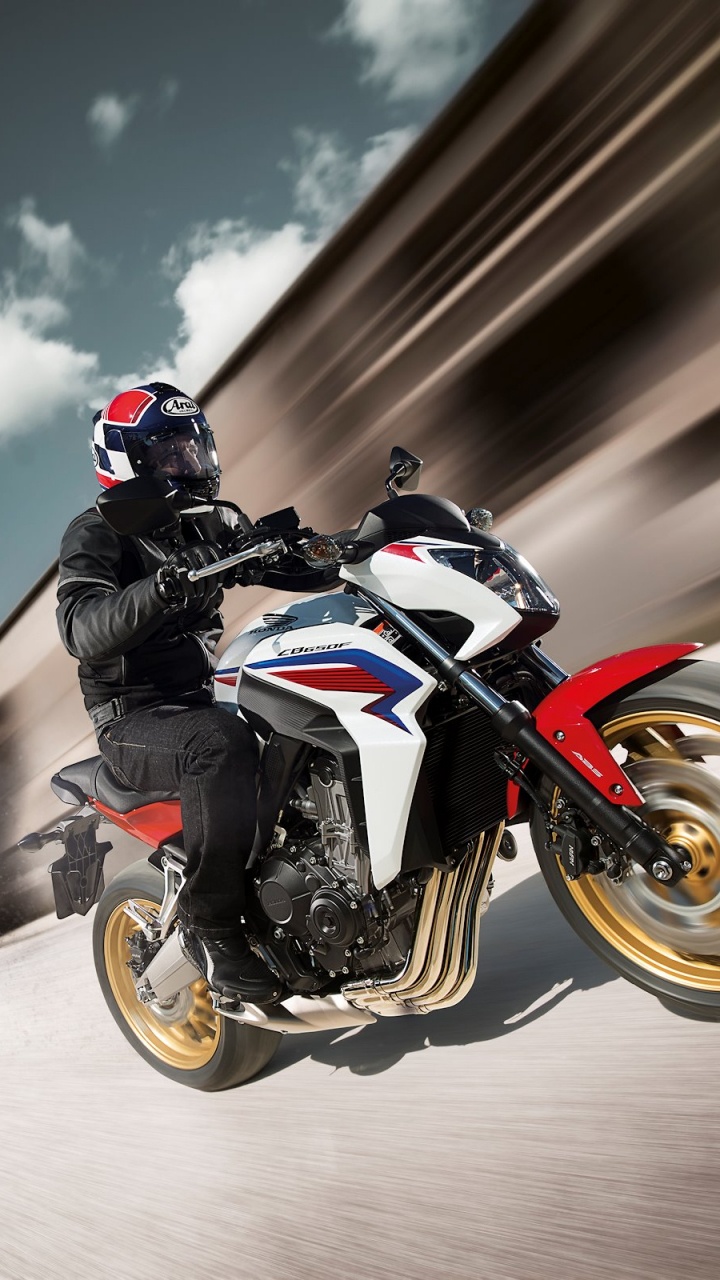 Обои Honda Motor Company, мотоцикл, мотоспорт, авто, Хонда CB650F в разрешении 720x1280