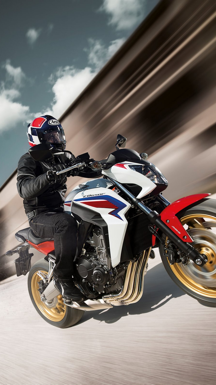 Обои Honda Motor Company, мотоцикл, мотоспорт, авто, Хонда CB650F в разрешении 750x1334