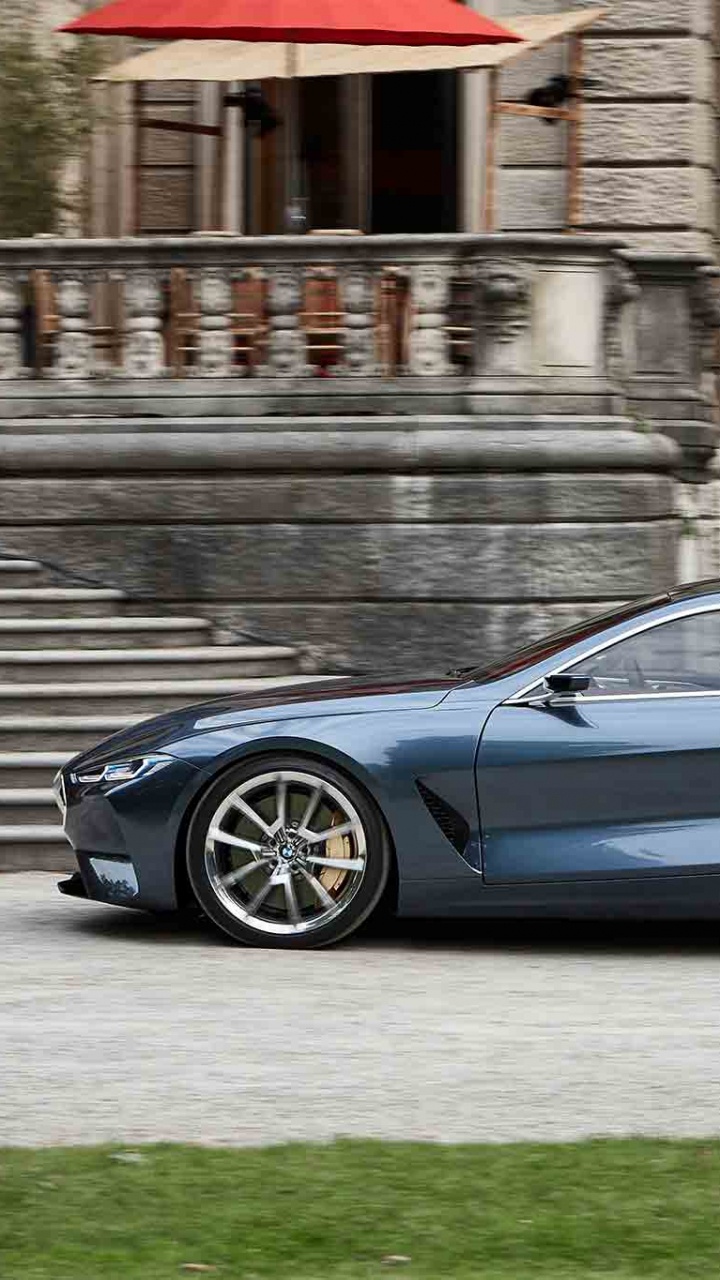 Обои BMW 8 серия, bmw, авто, спорткар, обод в разрешении 720x1280