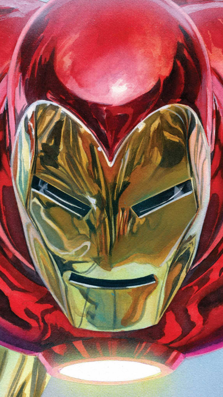 Обои Железный человек, комиксы Марвел, арт, комикс, комиксы в разрешении 750x1334