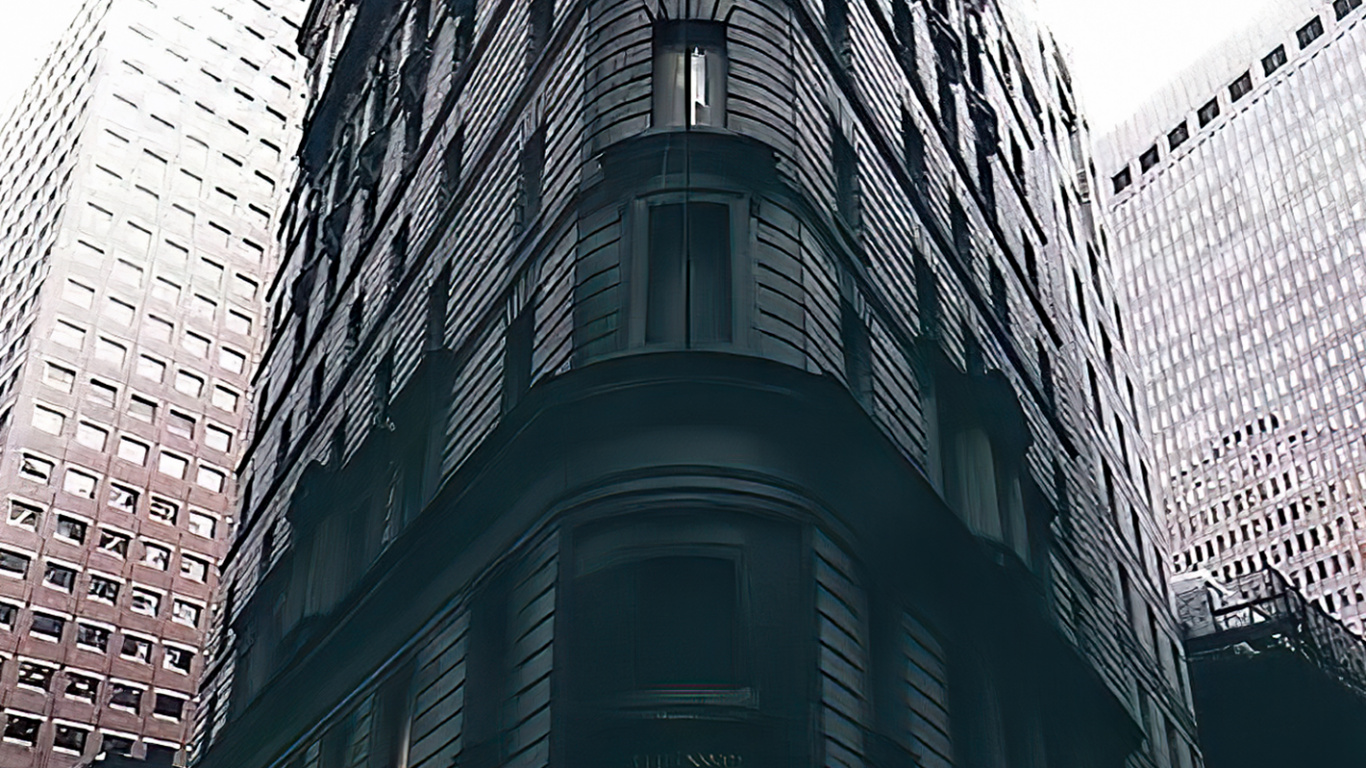 Обои небоскреб, здание, башня, кондоминиум, городской дизайн в разрешении 1366x768