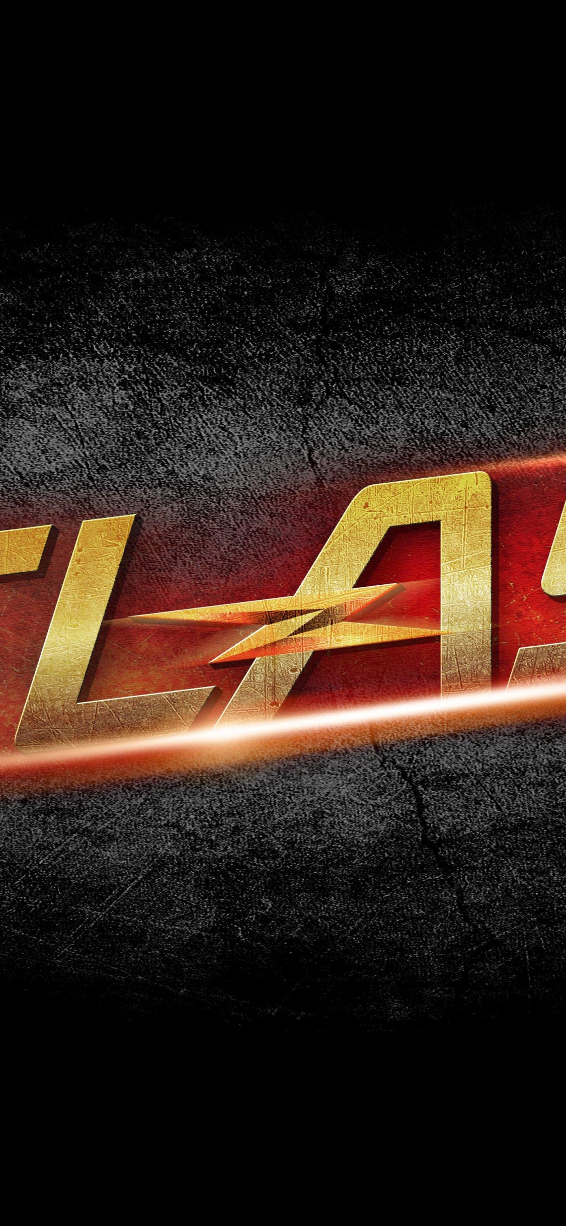 Обои лого, Флэш, текст, графика, марка в разрешении 1125x2436