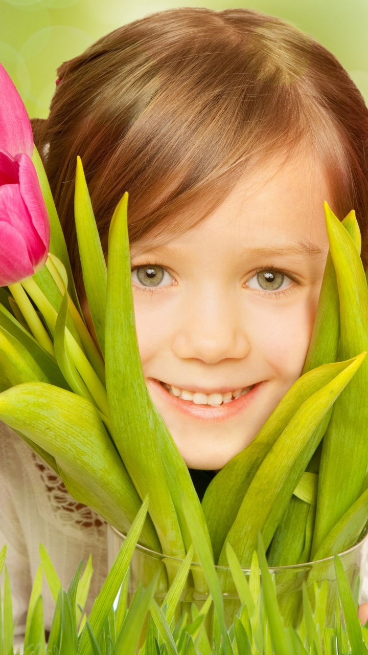 Обои дата рождения, цветок, растение, улыбка, мимика в разрешении 720x1280