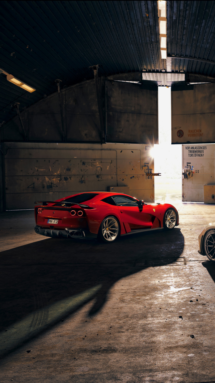 Обои авто, группы novitec, Ferrari, тюнинг автомобилей, суперкар в разрешении 750x1334