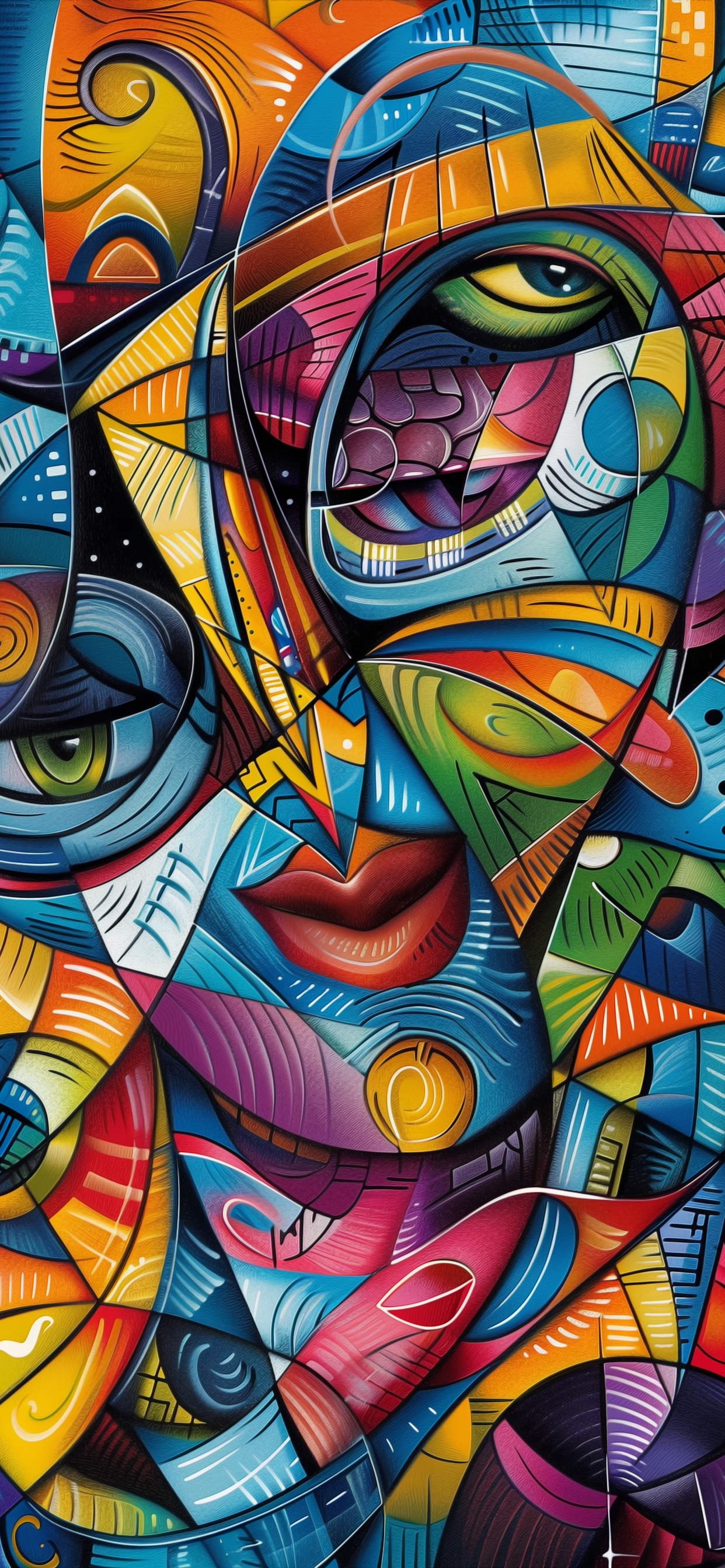 Обои художественная краска, арт, уличное искусство, визуальное искусство, живопись в разрешении 1242x2688