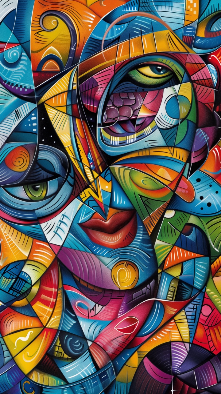 Обои художественная краска, арт, уличное искусство, визуальное искусство, живопись в разрешении 720x1280