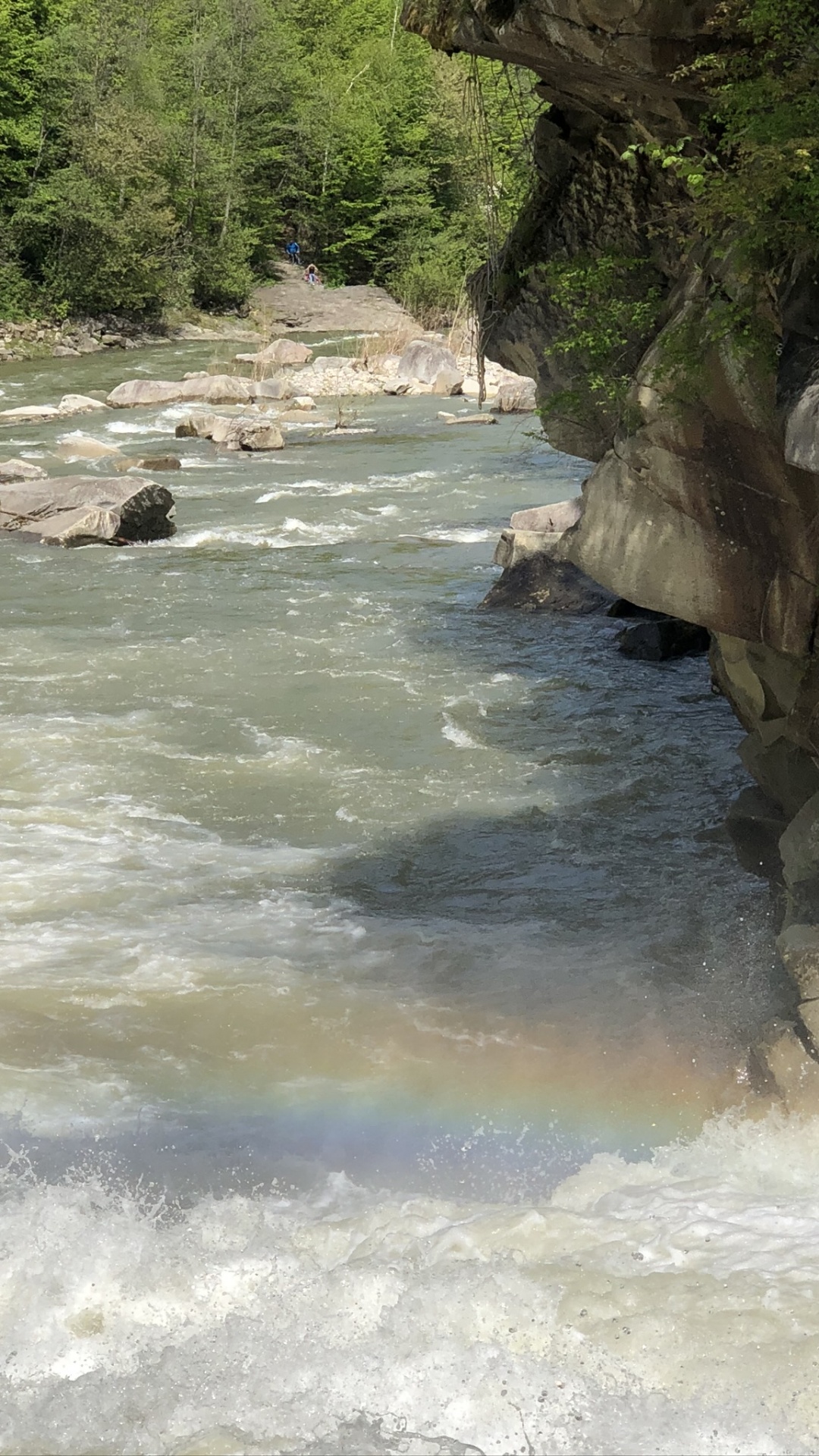 Обои стремнина, водопад, гидроресурсы, водоток, вода в разрешении 1080x1920