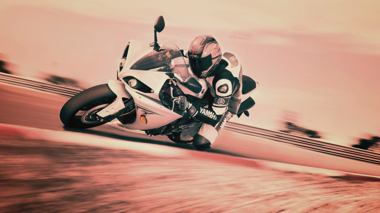 Обои Ямаха мотор Компани, мотоцикл, велосипед, искусство, арт в разрешении 1280x720