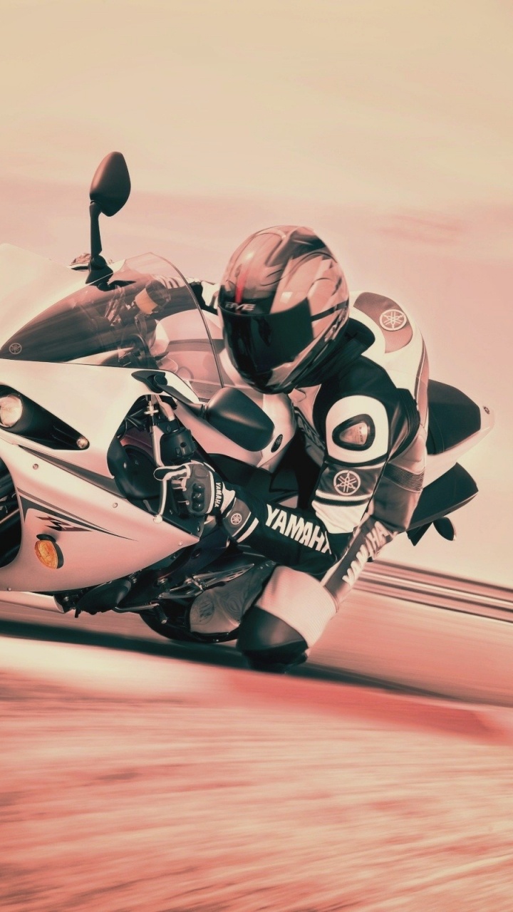 Обои Ямаха мотор Компани, мотоцикл, велосипед, искусство, арт в разрешении 720x1280